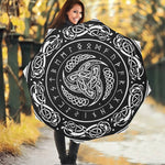 Viking Triple Horn Of Odin Print Foldable Umbrella