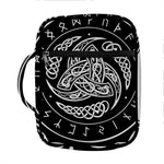 Viking Triple Horn Of Odin Print Front Pocket Bible Bag