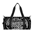 Viking Triple Horn Of Odin Print Gym Bag