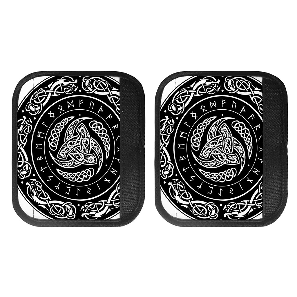 Viking Triple Horn Of Odin Print Handle Covers
