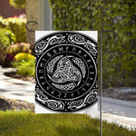 Viking Triple Horn Of Odin Print House Flag