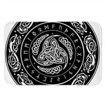 Viking Triple Horn Of Odin Print Indoor Door Mat