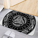 Viking Triple Horn Of Odin Print Indoor Door Mat