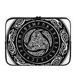 Viking Triple Horn Of Odin Print Laptop Sleeve