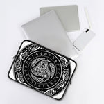Viking Triple Horn Of Odin Print Laptop Sleeve
