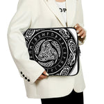 Viking Triple Horn Of Odin Print Laptop Sleeve