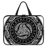 Viking Triple Horn Of Odin Print Laptop Sleeve With Handle