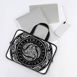 Viking Triple Horn Of Odin Print Laptop Sleeve With Handle