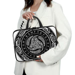 Viking Triple Horn Of Odin Print Laptop Sleeve With Handle
