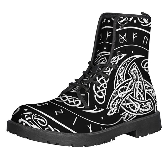Viking Triple Horn Of Odin Print Backpack