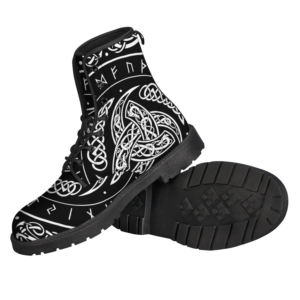 Viking Triple Horn Of Odin Print Backpack