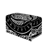 Viking Triple Horn Of Odin Print Leather Tissue Box Cover