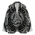 Viking Triple Horn Of Odin Print Men's Blazer