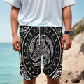 Viking Triple Horn Of Odin Print Men's Cargo Shorts