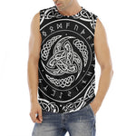 Viking Triple Horn Of Odin Print Men's Fitness Tank Top
