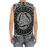 Viking Triple Horn Of Odin Print Men's Fitness Tank Top