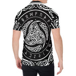 Viking Triple Horn Of Odin Print Men's Shirt