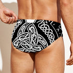 Viking Triple Horn Of Odin Print Men's Swim Briefs