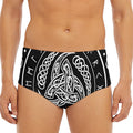 Viking Triple Horn Of Odin Print Men's Triangle Swim Briefs