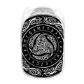 Viking Triple Horn Of Odin Print Mesh Laundry Hamper