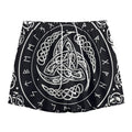 Viking Triple Horn Of Odin Print Mesh Shorts