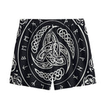 Viking Triple Horn Of Odin Print Mesh Shorts