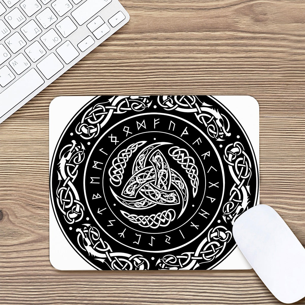 Viking Triple Horn Of Odin Print Mouse Pad