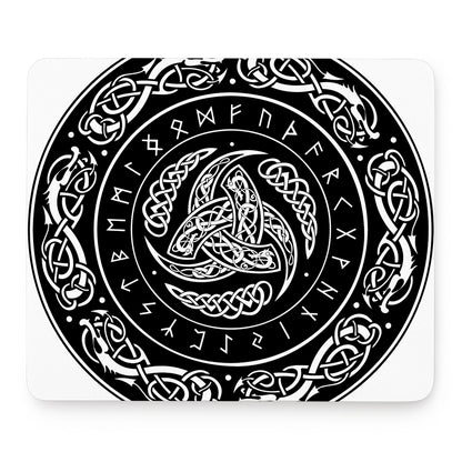 Viking Triple Horn Of Odin Print Mouse Pad