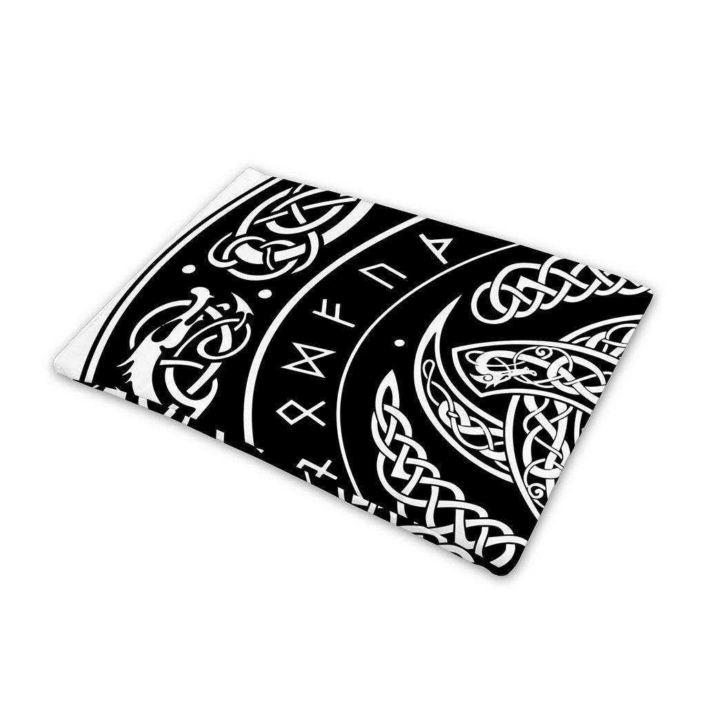 Viking Triple Horn Of Odin Print Pet Cooling Mat Cover