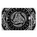 Viking Triple Horn Of Odin Print Placemat