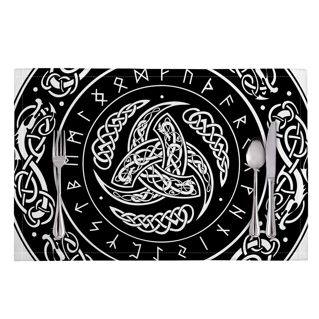 Viking Triple Horn Of Odin Print Placemat