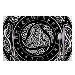 Viking Triple Horn Of Odin Print Placemat