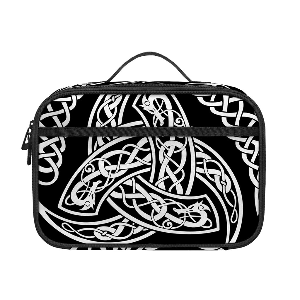 Viking Triple Horn Of Odin Print Portable Lunch Bag