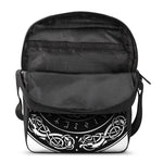 Viking Triple Horn Of Odin Print Rectangular Crossbody Bag
