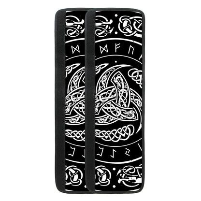 Viking Triple Horn Of Odin Print Refrigerator Handle Covers