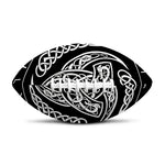 Viking Triple Horn Of Odin Print Rugby Ball