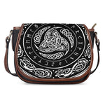 Viking Triple Horn Of Odin Print Saddle Bag
