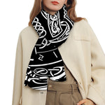 Viking Triple Horn Of Odin Print Scarf