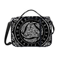Viking Triple Horn Of Odin Print Shoulder Strap Bible Bag