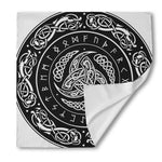 Viking Triple Horn Of Odin Print Silk Bandana