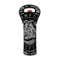 Viking Triple Horn Of Odin Print Single Neoprene Wine Tote