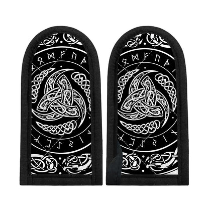 Viking Triple Horn Of Odin Print Skillet Handle Cover