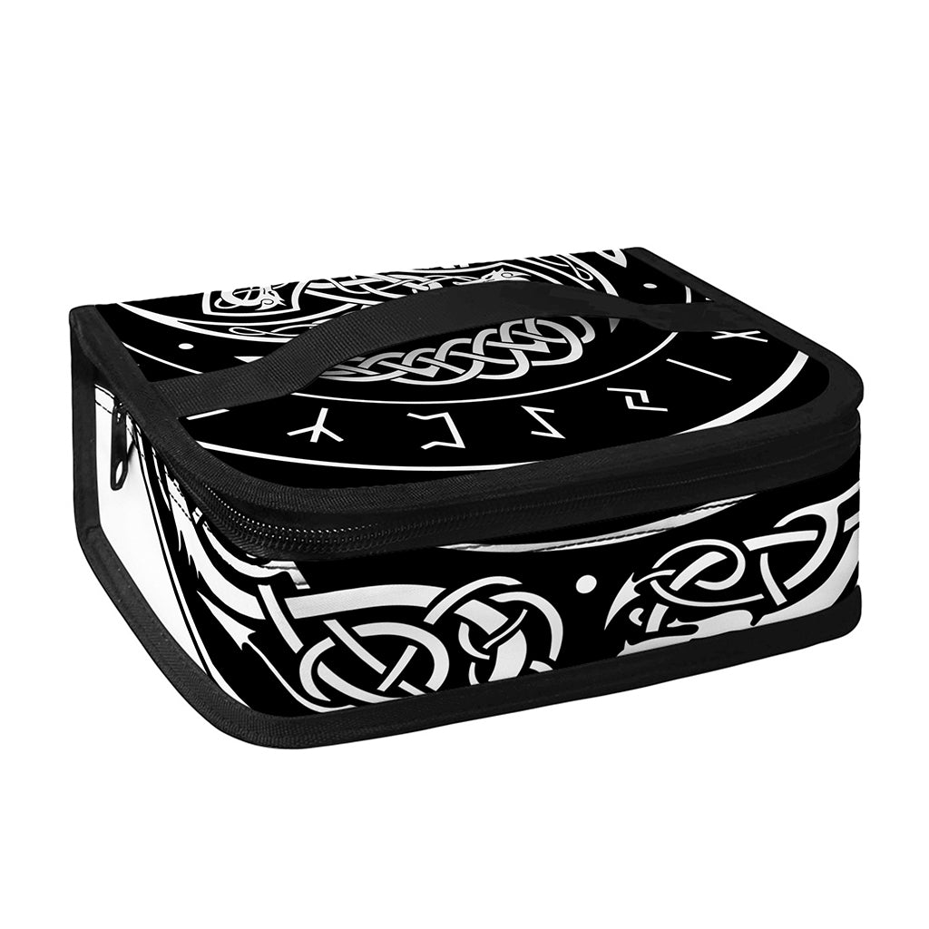 Viking Triple Horn Of Odin Print Small Lunch Bag