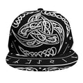 Viking Triple Horn Of Odin Print Snapback Cap