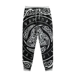 Viking Triple Horn Of Odin Print Sweatpants