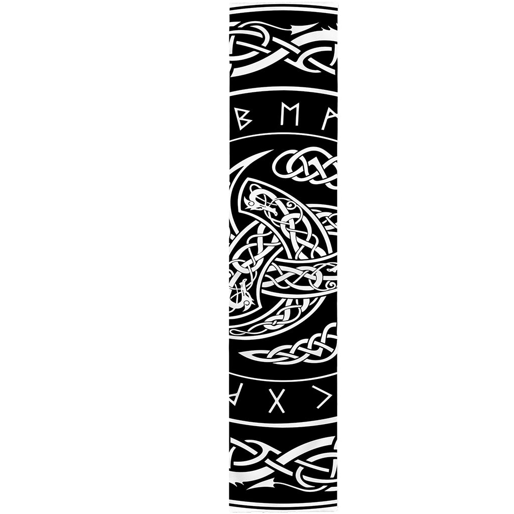Viking Triple Horn Of Odin Print Table Runner
