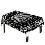 Viking Triple Horn Of Odin Print Tablecloth