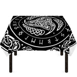 Viking Triple Horn Of Odin Print Tablecloth