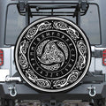 Viking Triple Horn Of Odin Print Tire Cover