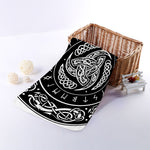 Viking Triple Horn Of Odin Print Towel